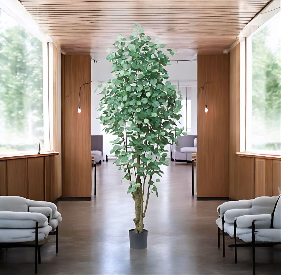 光触媒　人工観葉植物　ウォールグリーン　フェイクグリーン　ユーカリ225