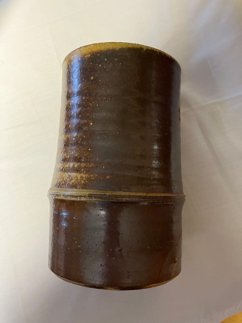 津軽金山焼　花入れ