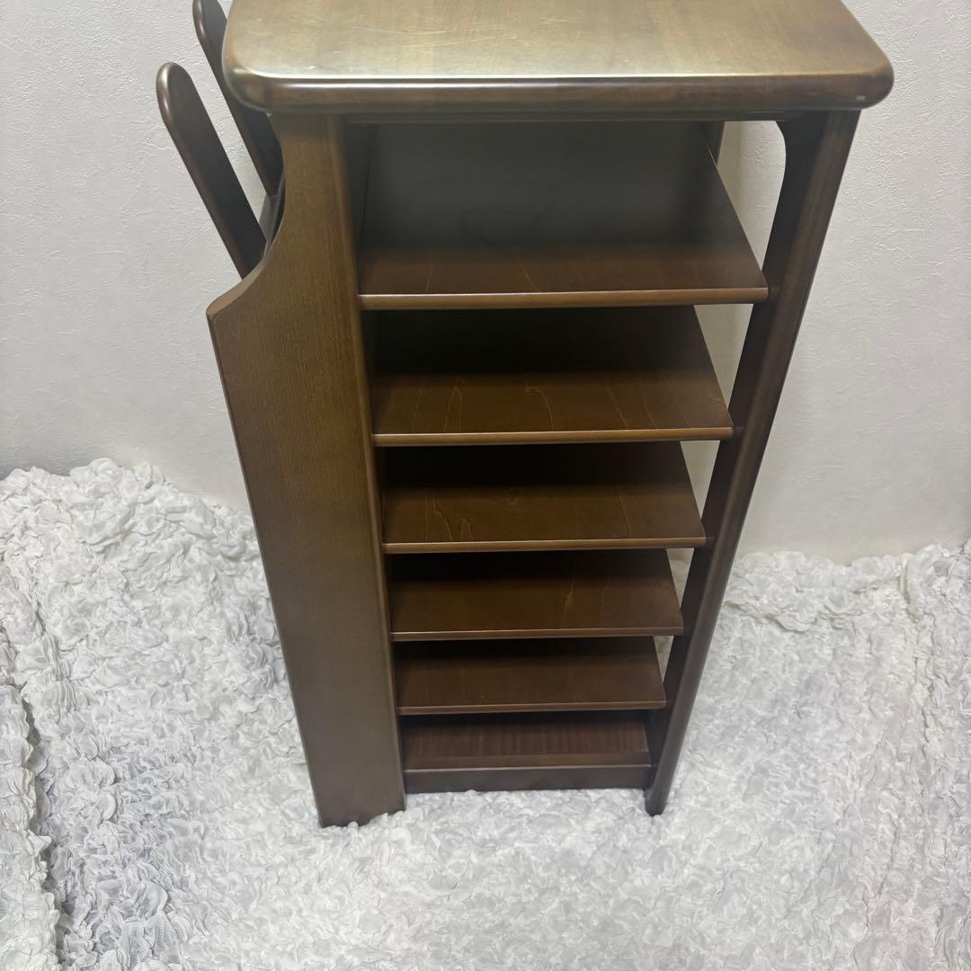 【美品】カリモク karimoku 6段 スリッパラック チェスト 下足箱 花台