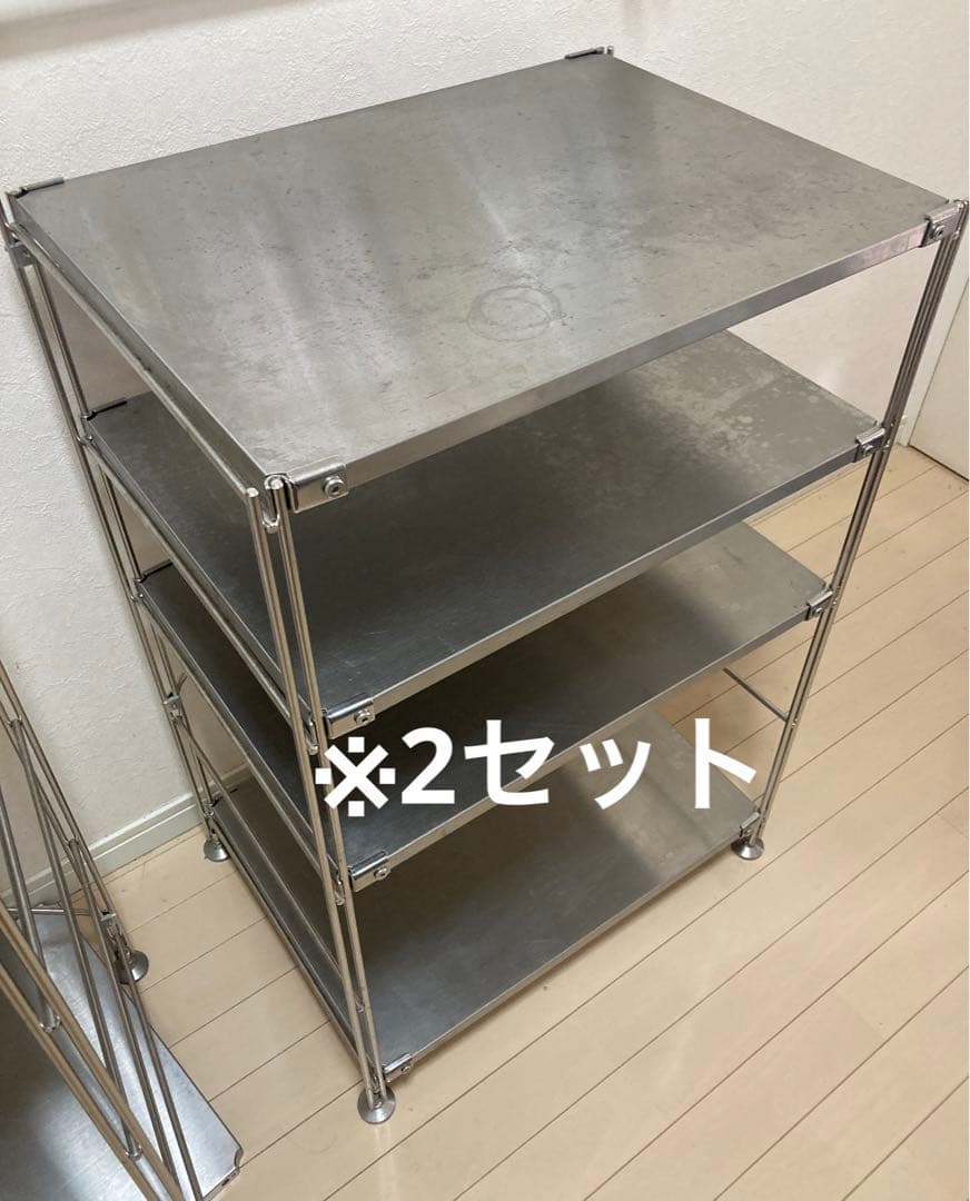 【2セット価格】無印良品 / ステンレスユニットシェルフ ステンレス棚セット 小