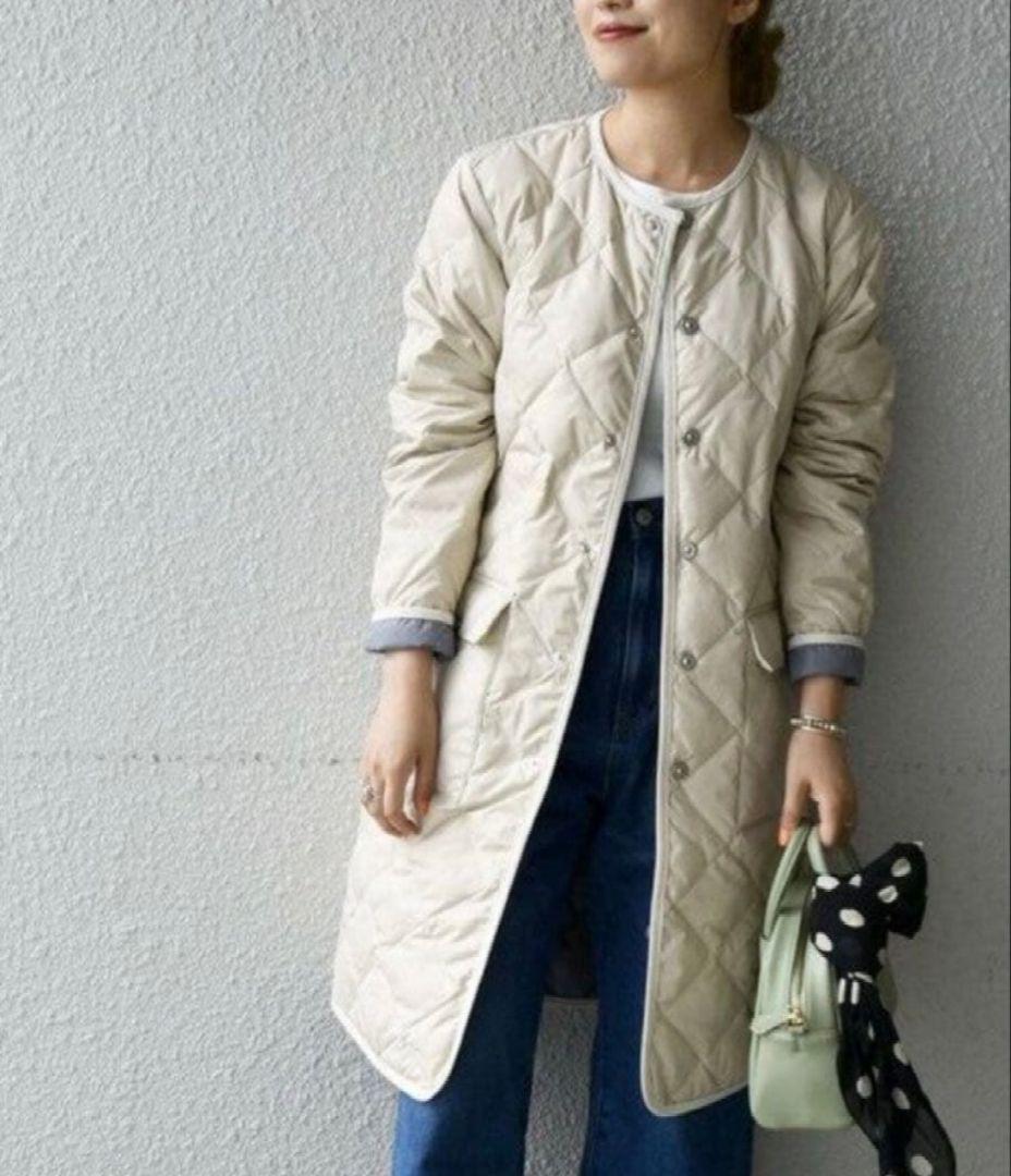 m*★様 新品タグ付SHIPS TAION パイピング ノーカラー キルティング