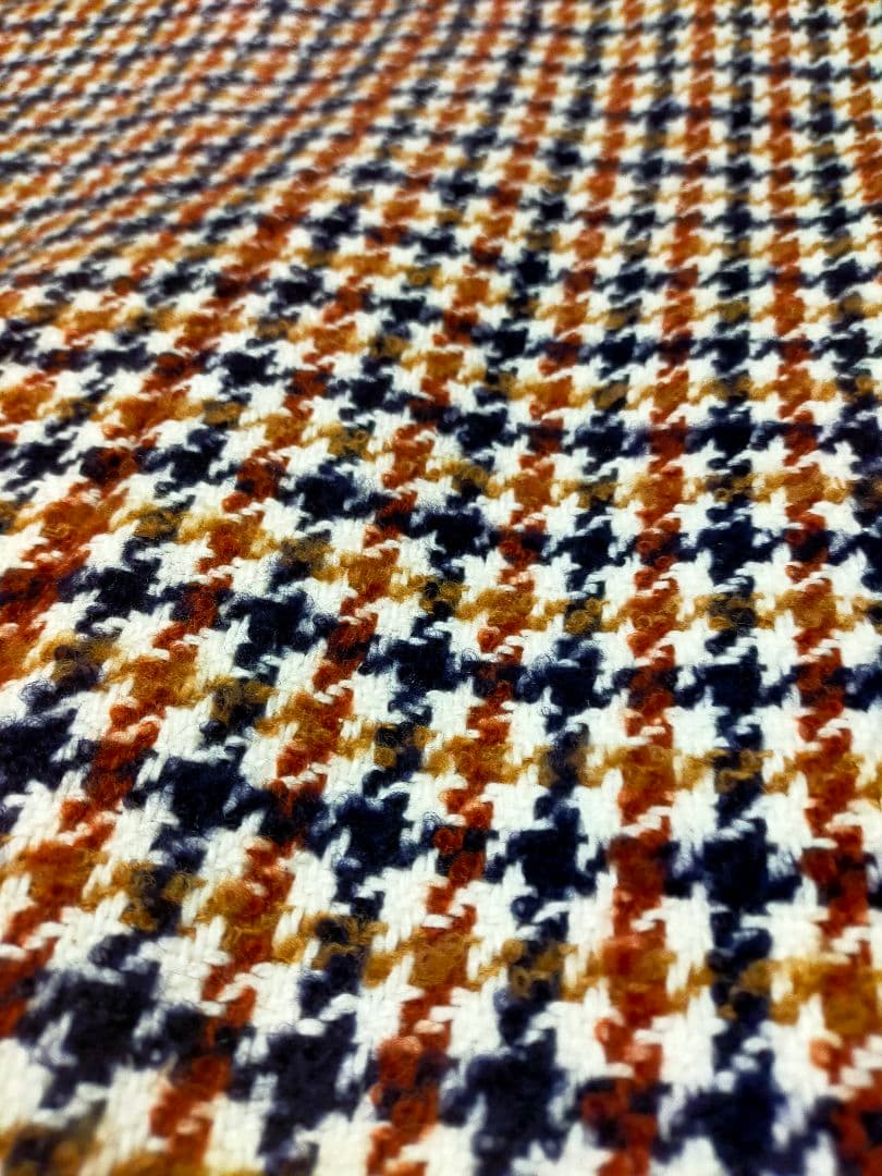 美品！23区 ループヤーン チェック ツイード ロングコート　38