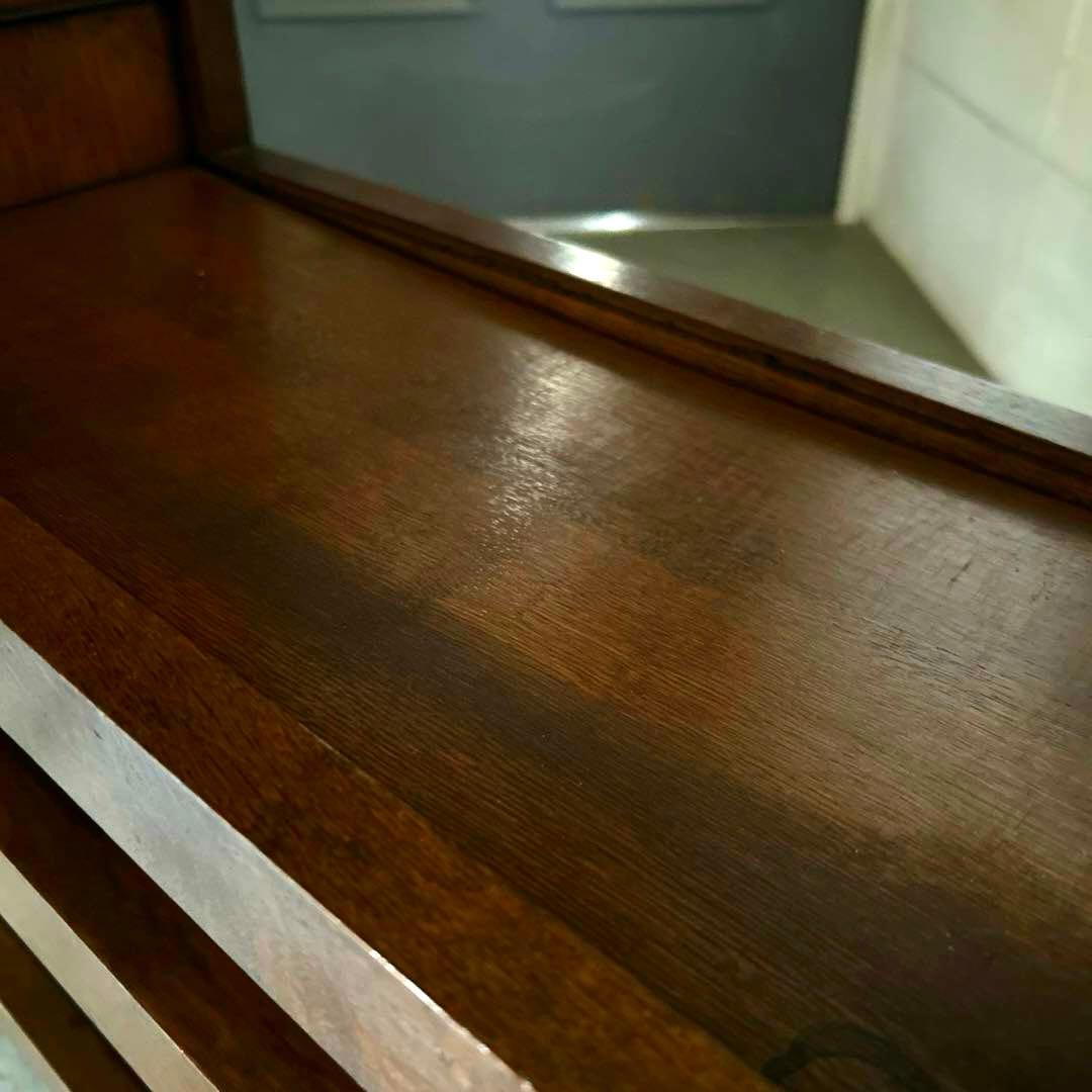 値下げ❗️ヤマハ 日本楽器 アンティーク 本棚　昭和レトロ② 組み立て済み