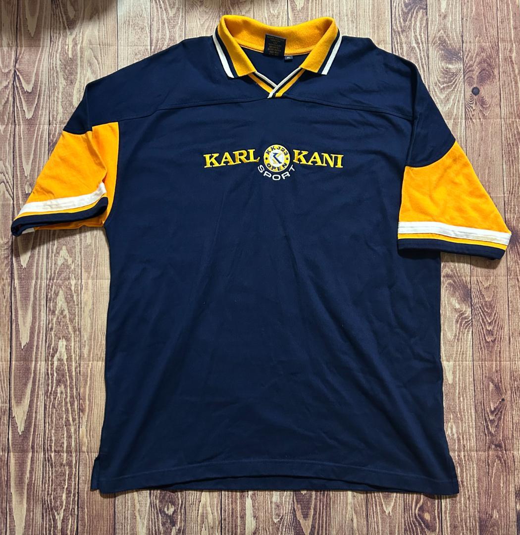 未着用 カールカナイ 90s ポロシャツ KARL KANI HipHop B系