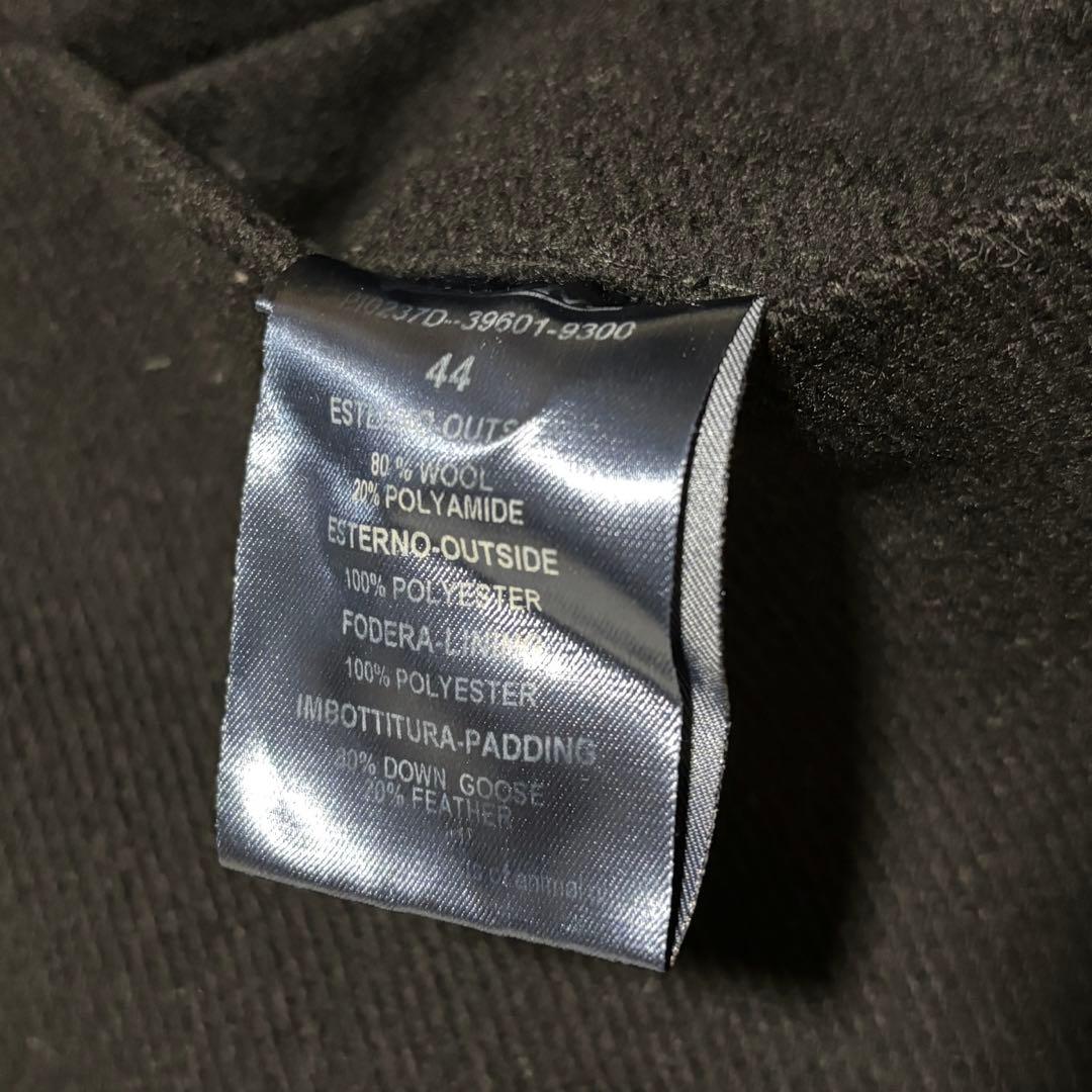 美品✨ HERNO ハイブリッド　ダウン切り替え　ダウンコート　ブラック　44
