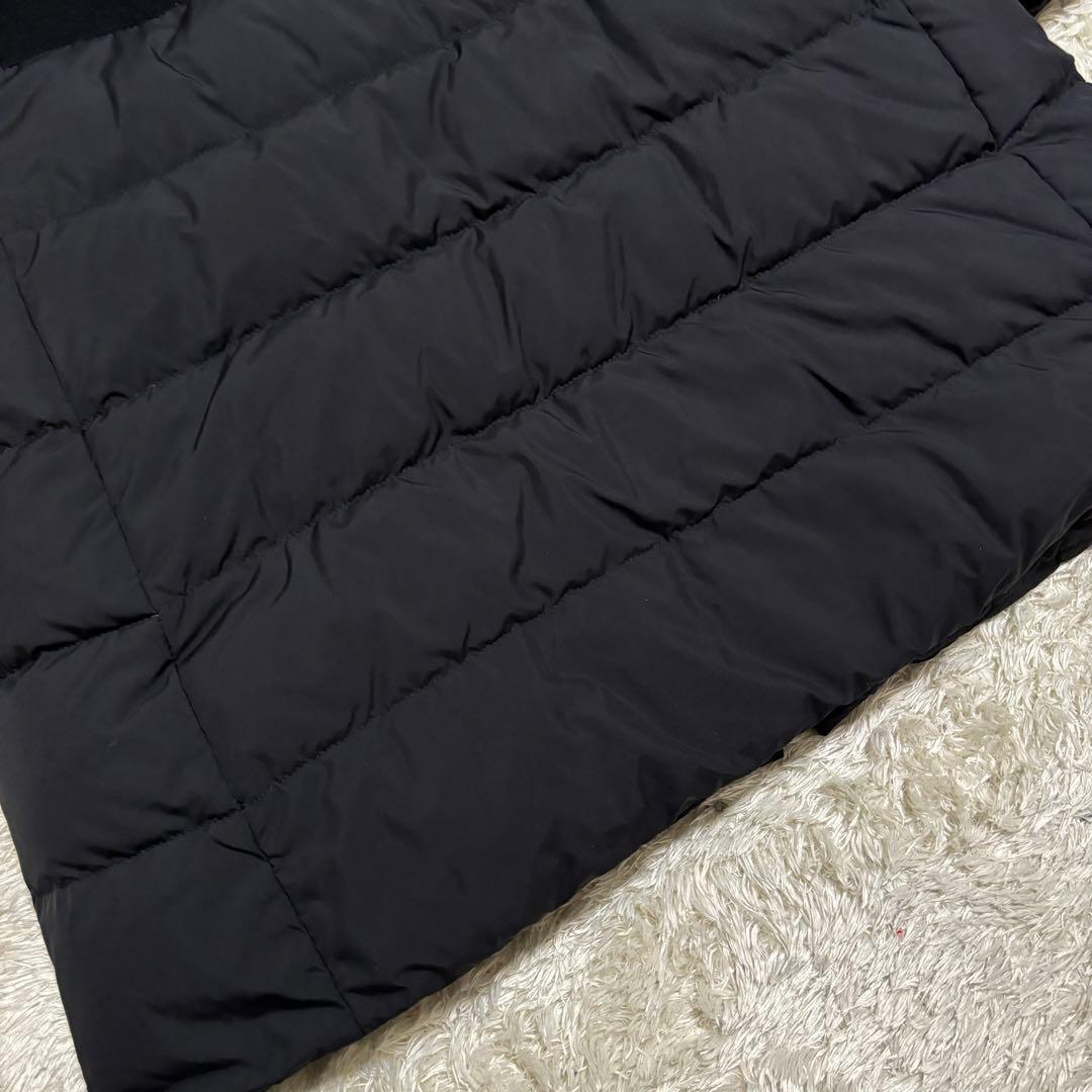 美品✨ HERNO ハイブリッド　ダウン切り替え　ダウンコート　ブラック　44