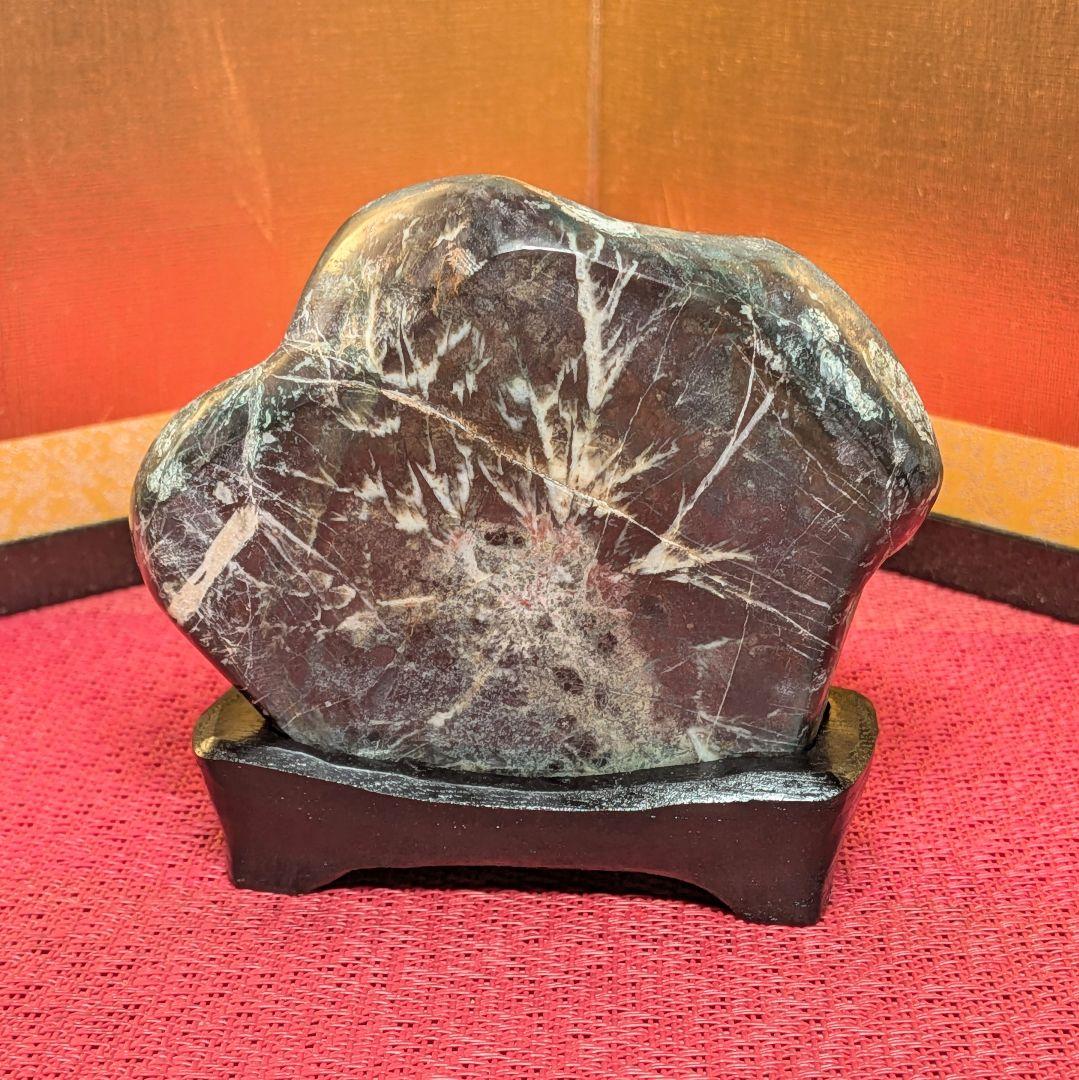 菊花石 岐阜県根尾谷産２石セット 鑑賞石 観賞石 水石 盆石 天然石