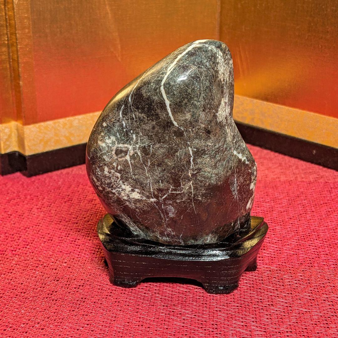 菊花石 岐阜県根尾谷産２石セット 鑑賞石 観賞石 水石 盆石 天然石