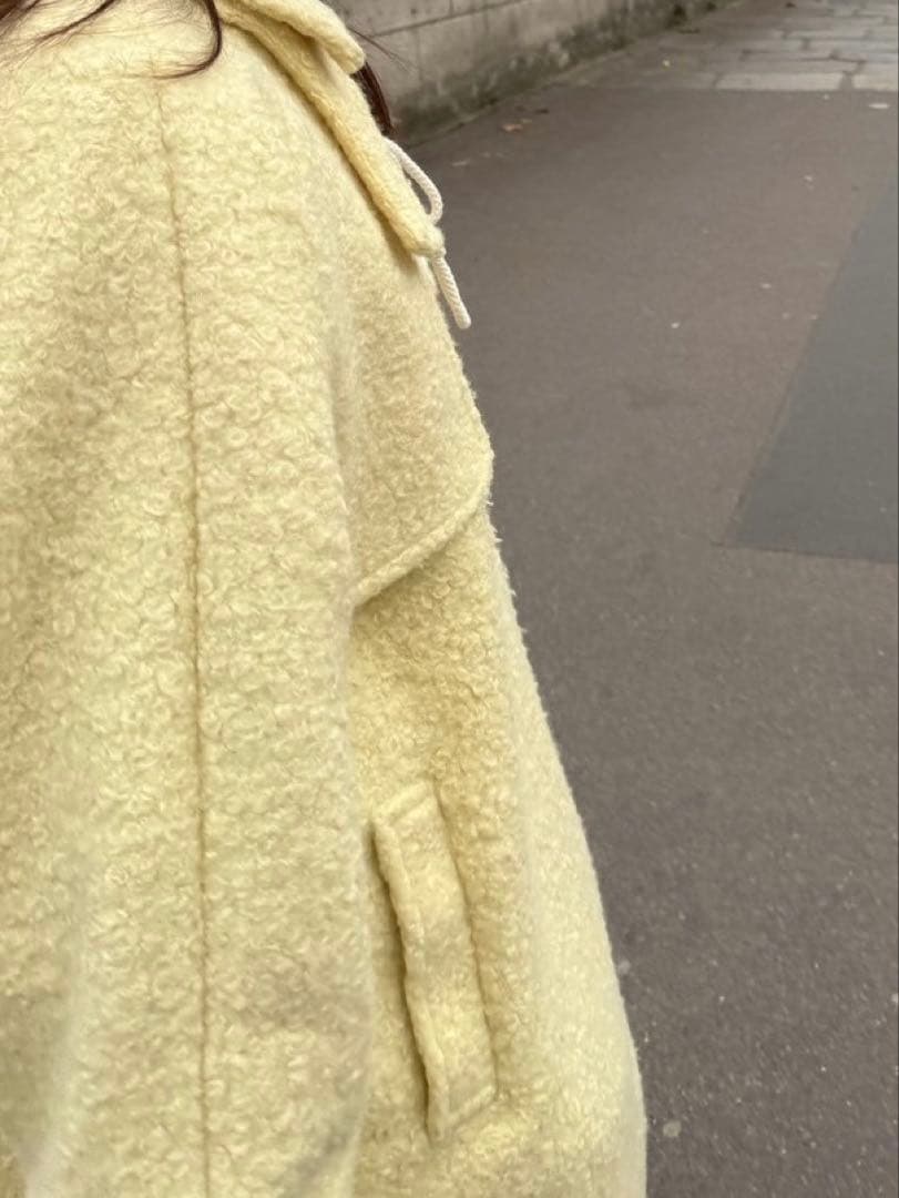 Bibiy MANON DUFFLE COAT yellow 【完売カラー】