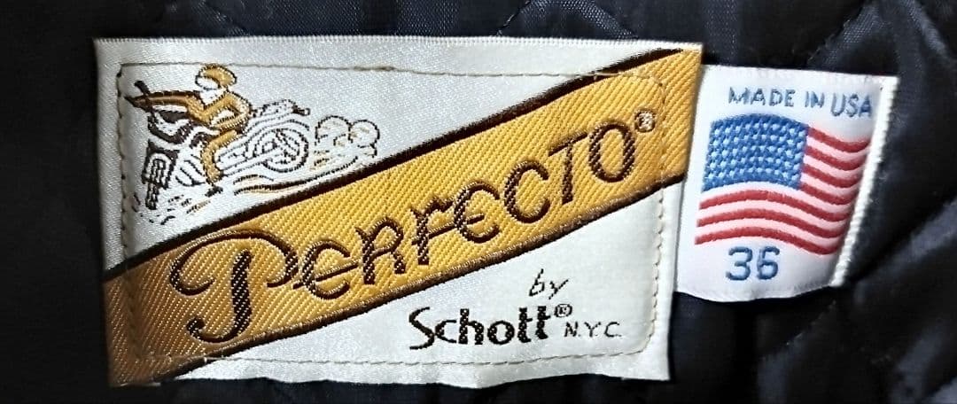 Schott NYC Perfecto ライダースジャケット 36