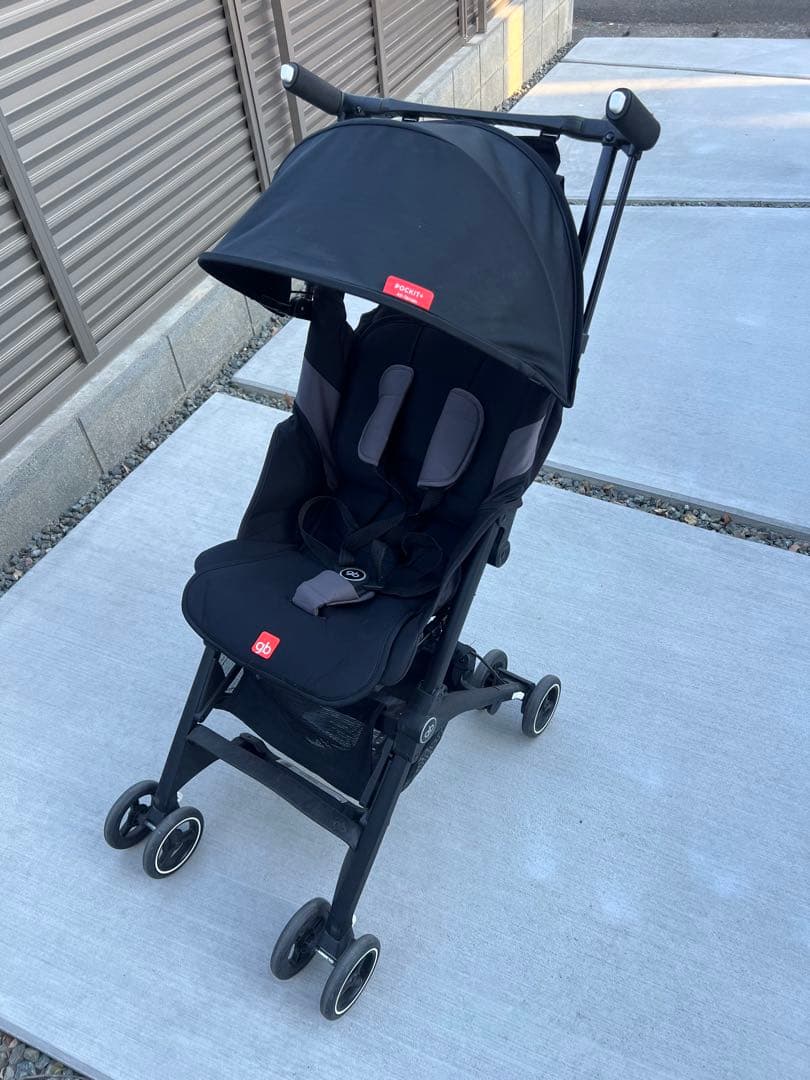 gb ポキット　折りたたみ式ベビーカー ブラック