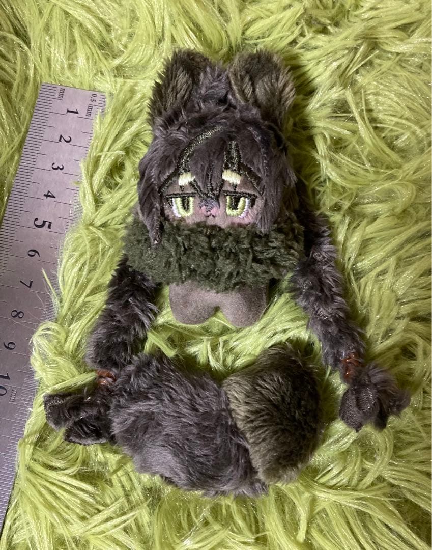 自作ぬいぐるみ・濃い肌色の女の子