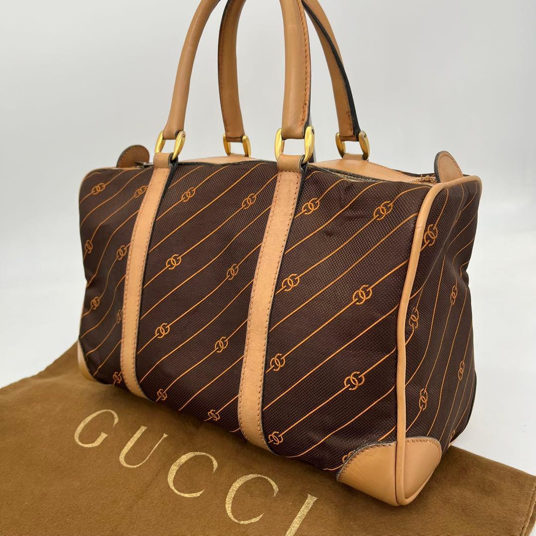 GUCCI ハンドバッグ ミニボストン 手提げ インターロッキング 流れ星