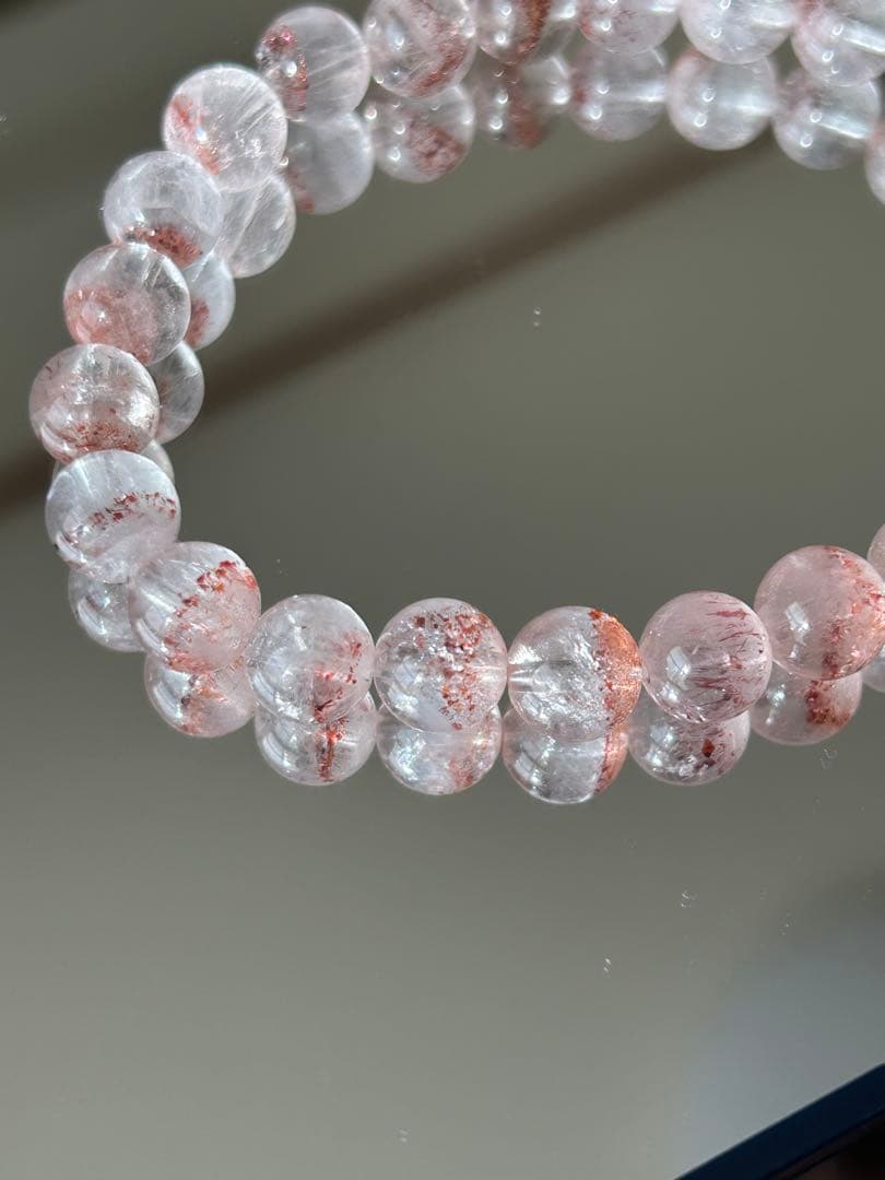 【希少・ファントム入り】レピドクロサイト 8mm ブレスレット 天然石