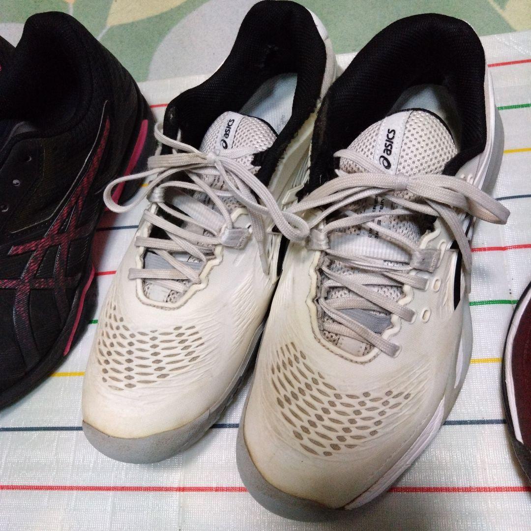 asics テニスシューズ ゲルレゾリューション ３足セット