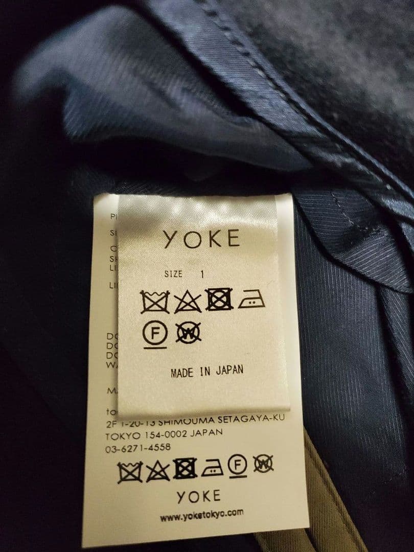 【希少サイズ1】YOKE REVERSIBLE TRENCH COAT