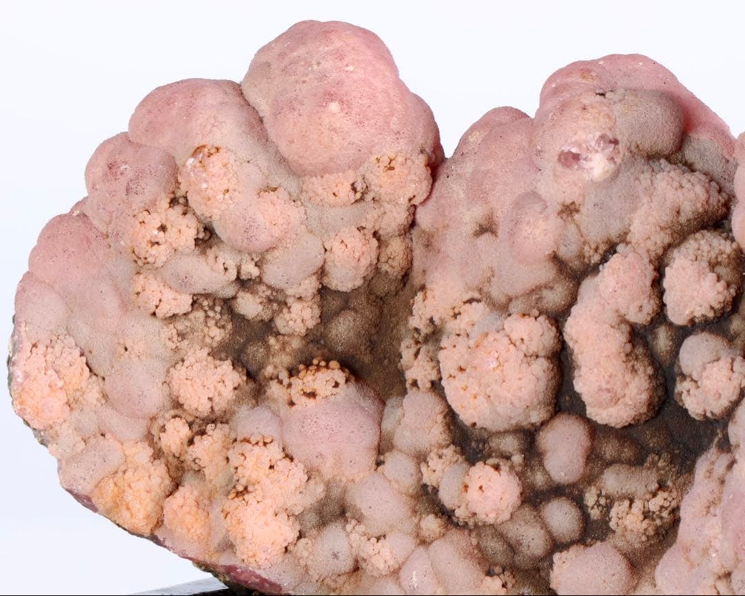 国産 菱マンガン鉱 インカローズ 天然石 台座付 724g鉱物標本 鑑賞石 水石