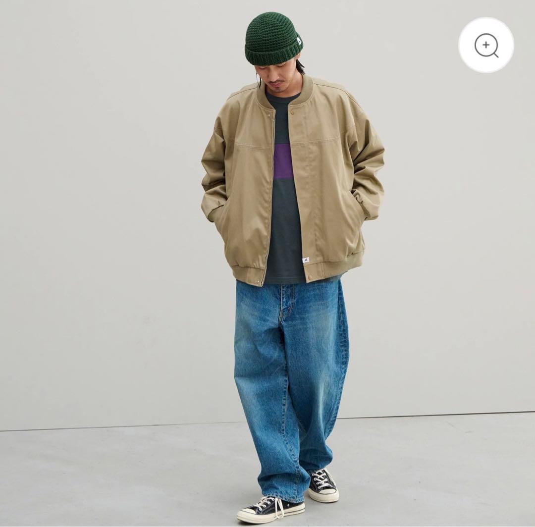 ジャケット・アウター DESCENDANT PRT COTTON JACKET BEIGE