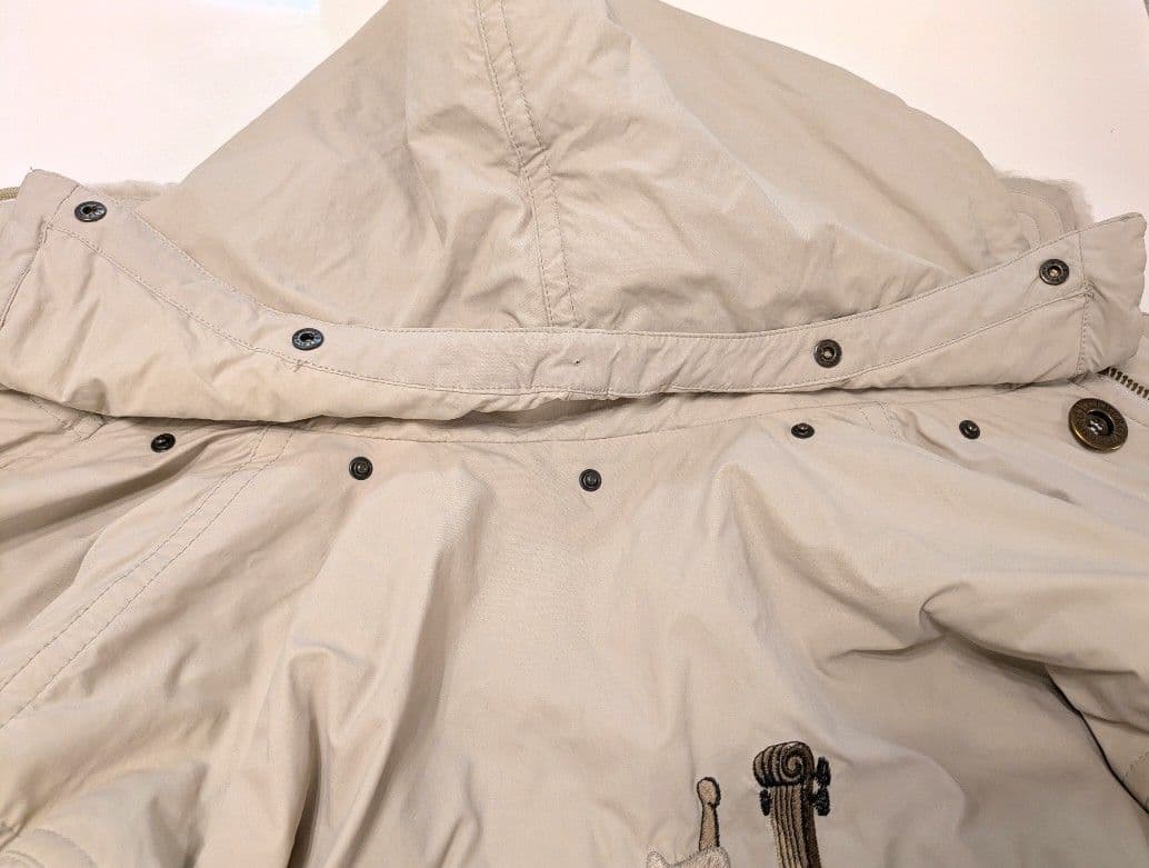 【希少】90sイタリア製アイスバーグTroubledwaters刺繍中綿コート