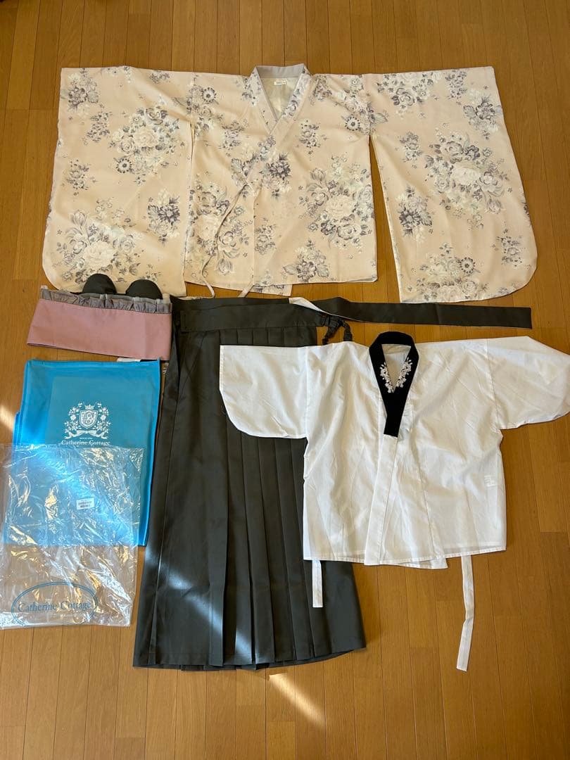 160 袴セット キャサリンコテージ 小学生卒業式　ハーフ成人式　襦袢付き