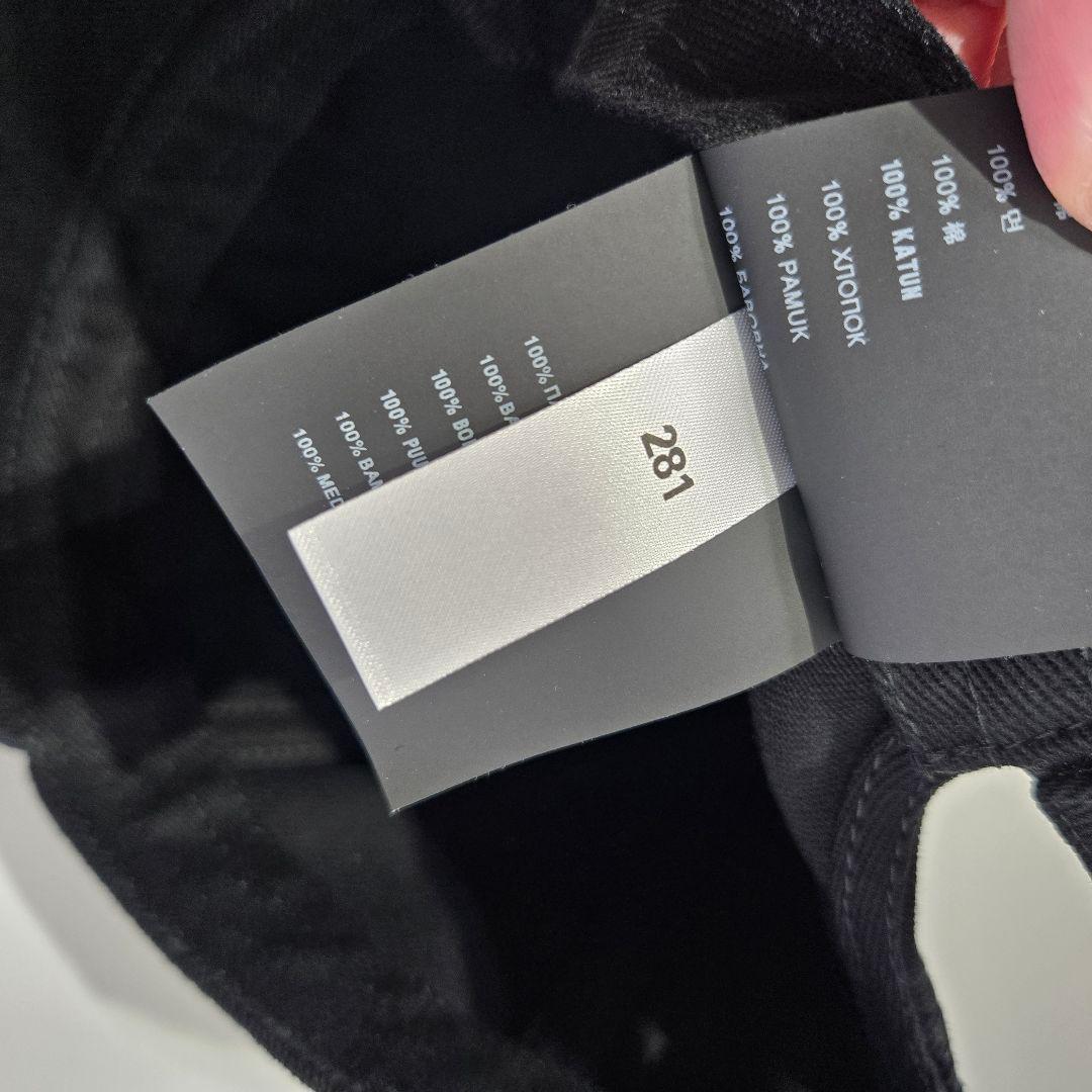 MIU MIU ドリル ベースボールキャップ　L