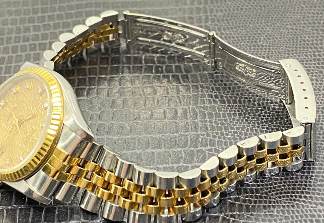 【あーち】ロレックス デイトジャスト ボーイズ時計 10Pダイヤ