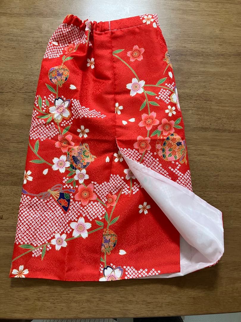 七五三★着付け簡単★上下セパレート着物4点セット