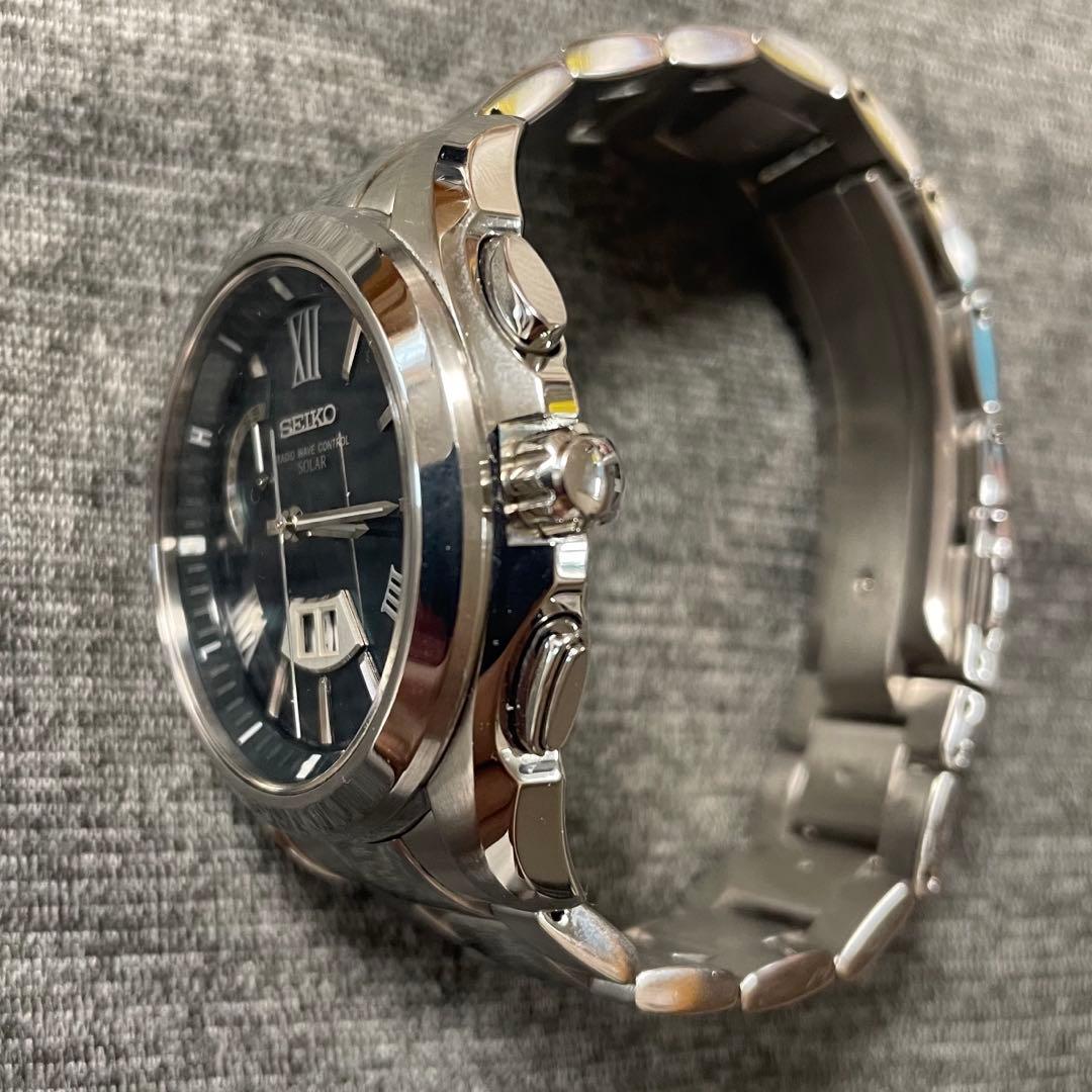 希少✨セイコーブライツ　ネイビーダイヤル　8B43-0AF0 SAGA083