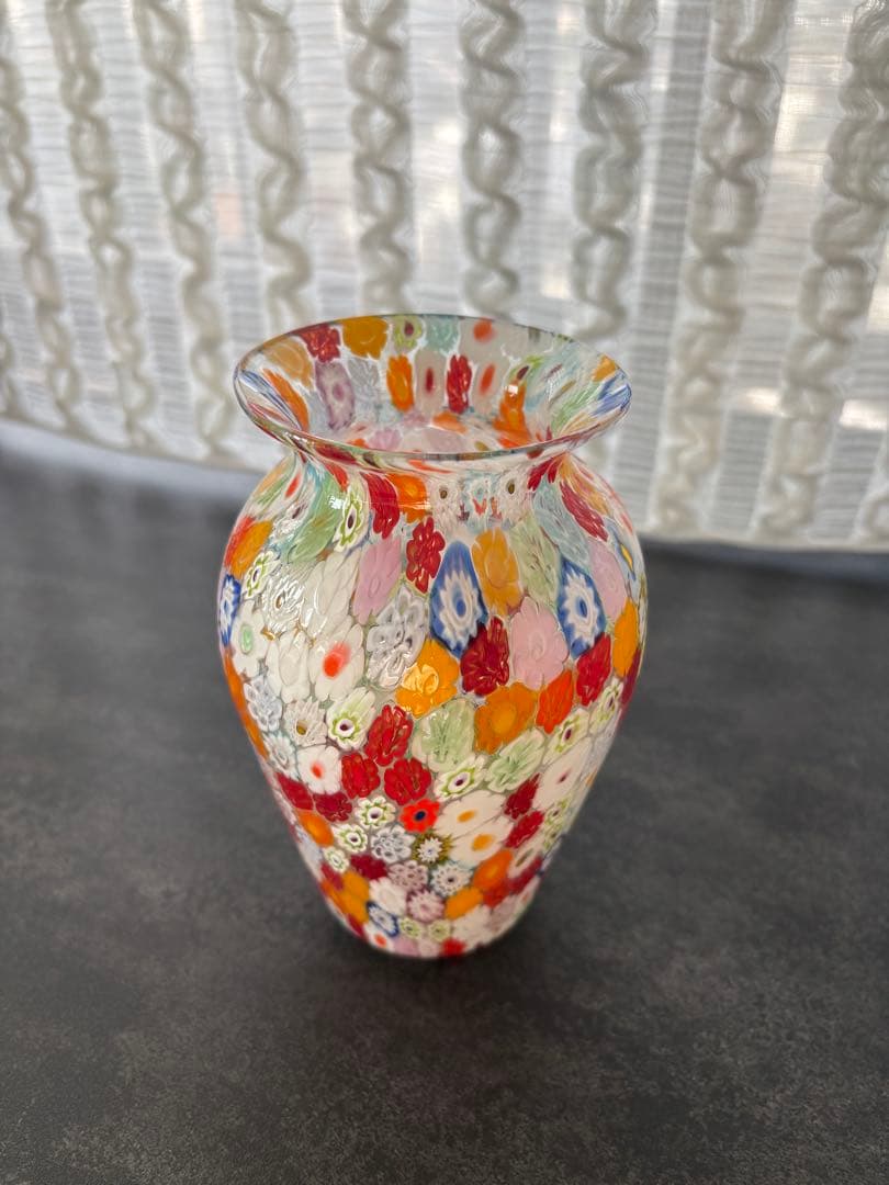 ムラーノグラス(ベネチアングラス)花瓶