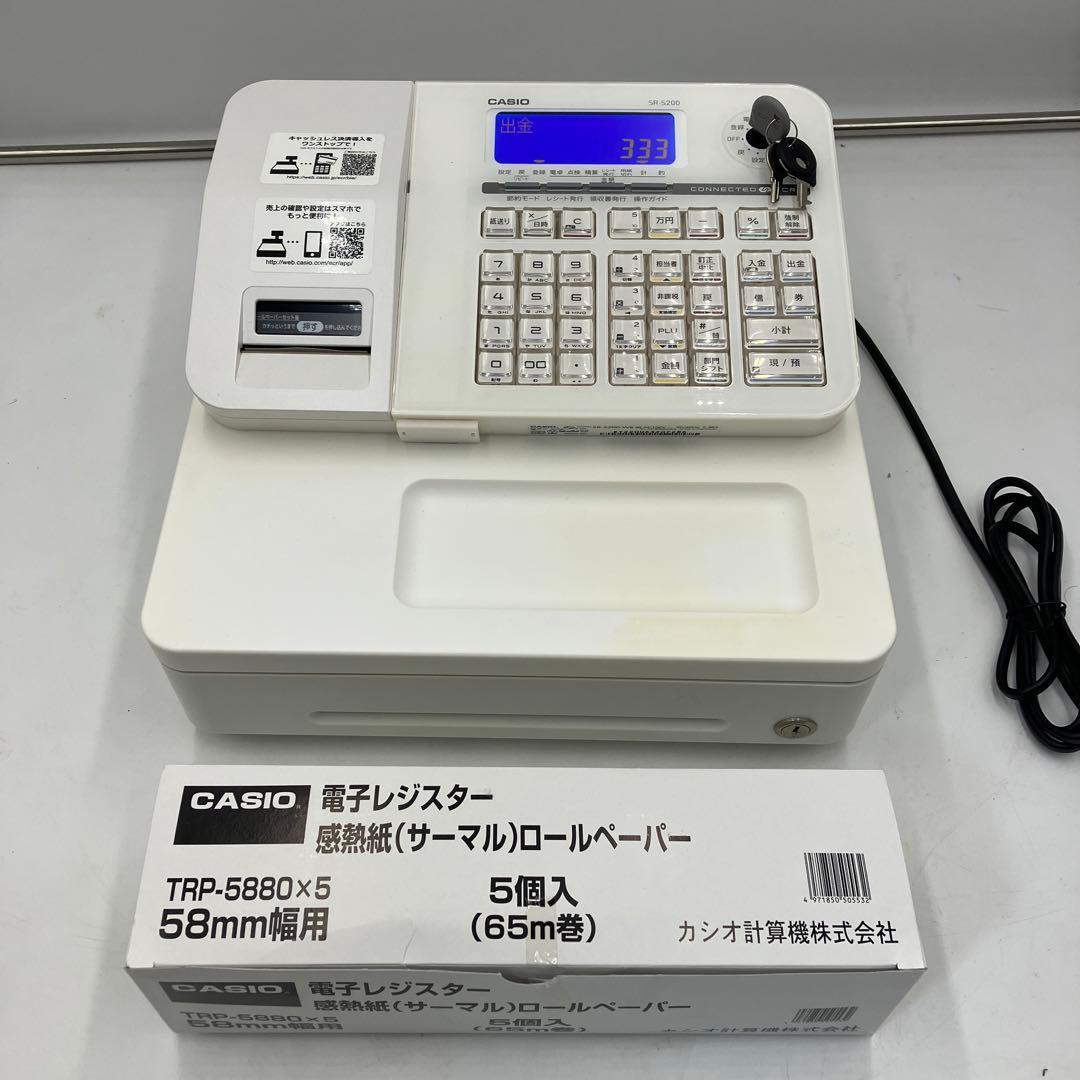 美品　カシオ SR-S200 レジスター Bluetooth対応モデル
