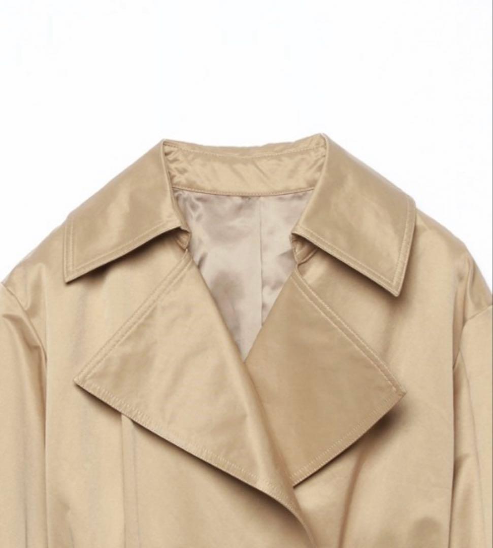anuanボリュームスリーブトレンチコート