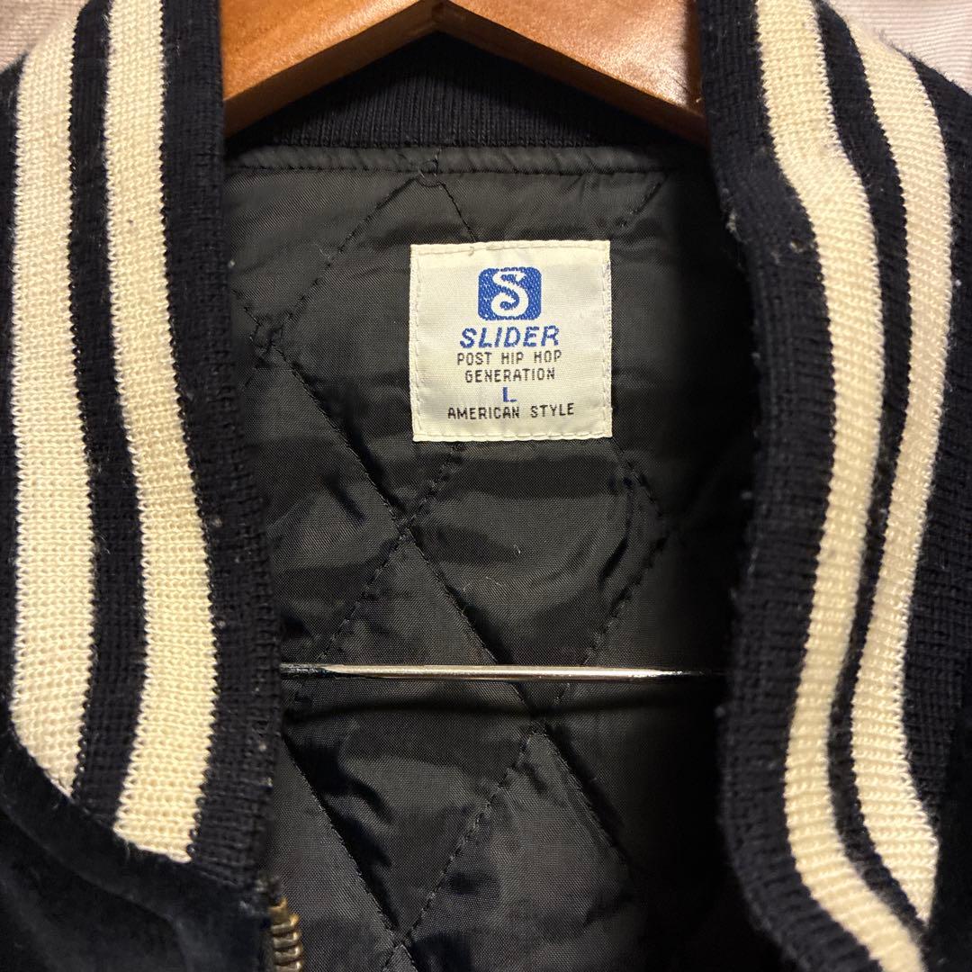 別珍 SLIDER スライダー 刺繍 ベロア スカジャン スーベニアジャケット