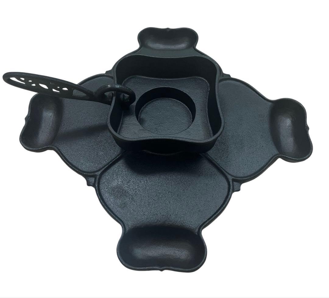 南部鉄器　義経鍋　四人用 キャンプ飯　鉄 焼肉　ジンギスカン