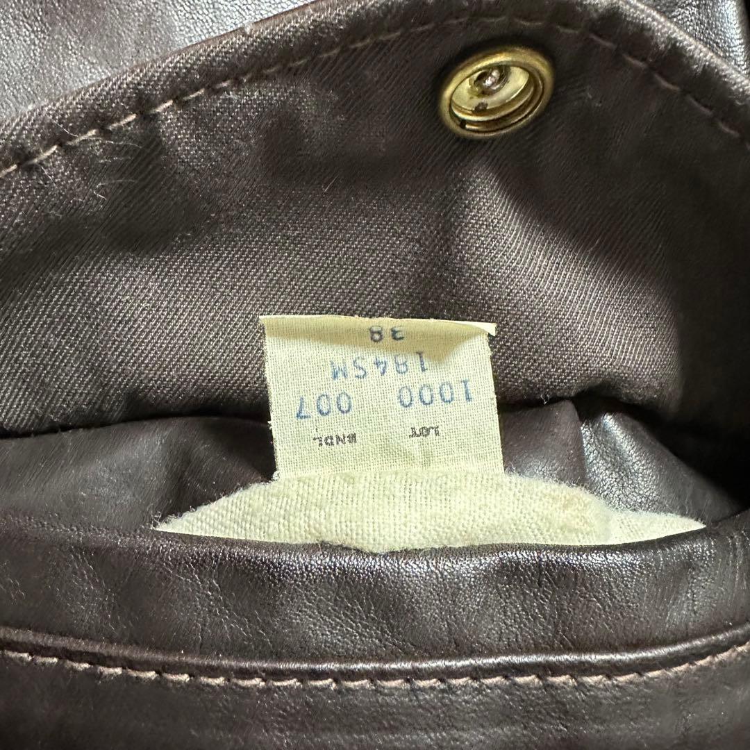 美品 SCHOTT レザーフライトジャケット A2 g-1 g1 アメカジ