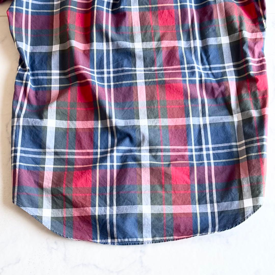 美品 USA製 復刻 近年モデル ブルックスブラザーズ マドラスチェックシャツ