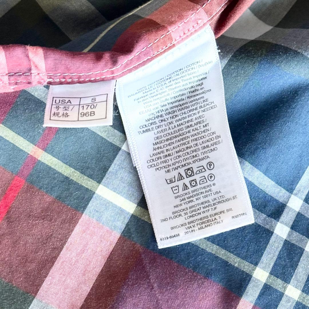 美品 USA製 復刻 近年モデル ブルックスブラザーズ マドラスチェックシャツ