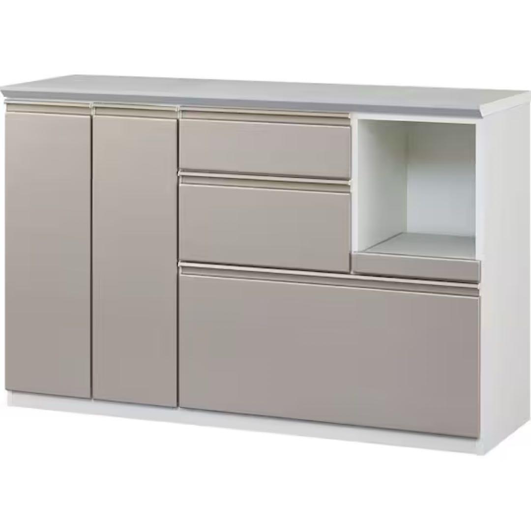 ニトリ キッチンカウンター 140cm シルバー