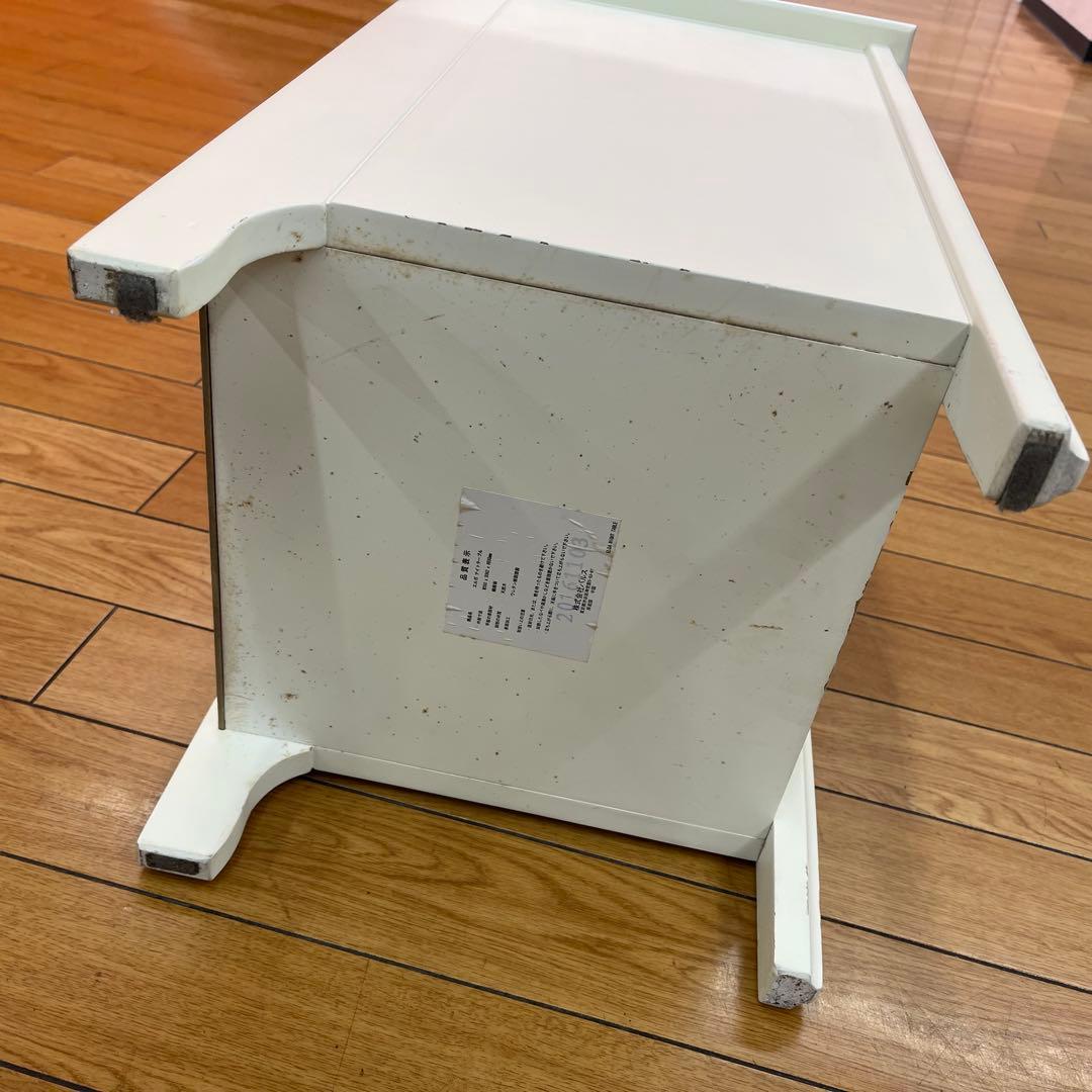 Francfranc エルガ ナイトテーブル ホワイト