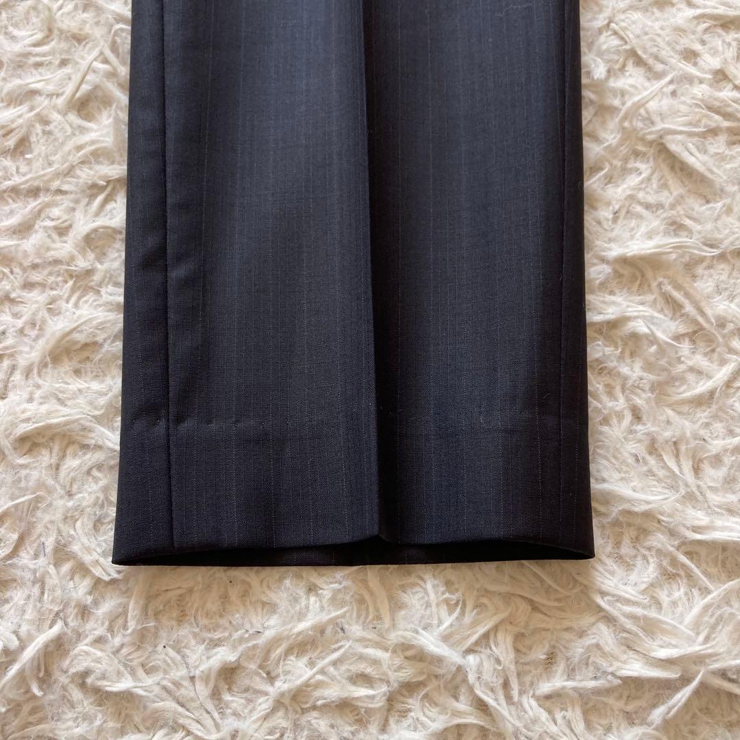 美品 ICB セットアップスーツ 11号 Lサイズ ダークネイビー ストライプ