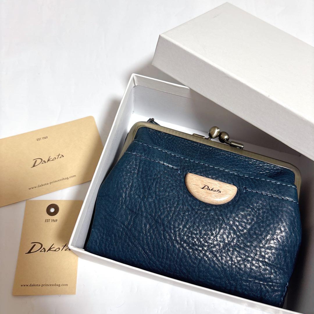 ダコタ 2つ折り財布 ネイビー