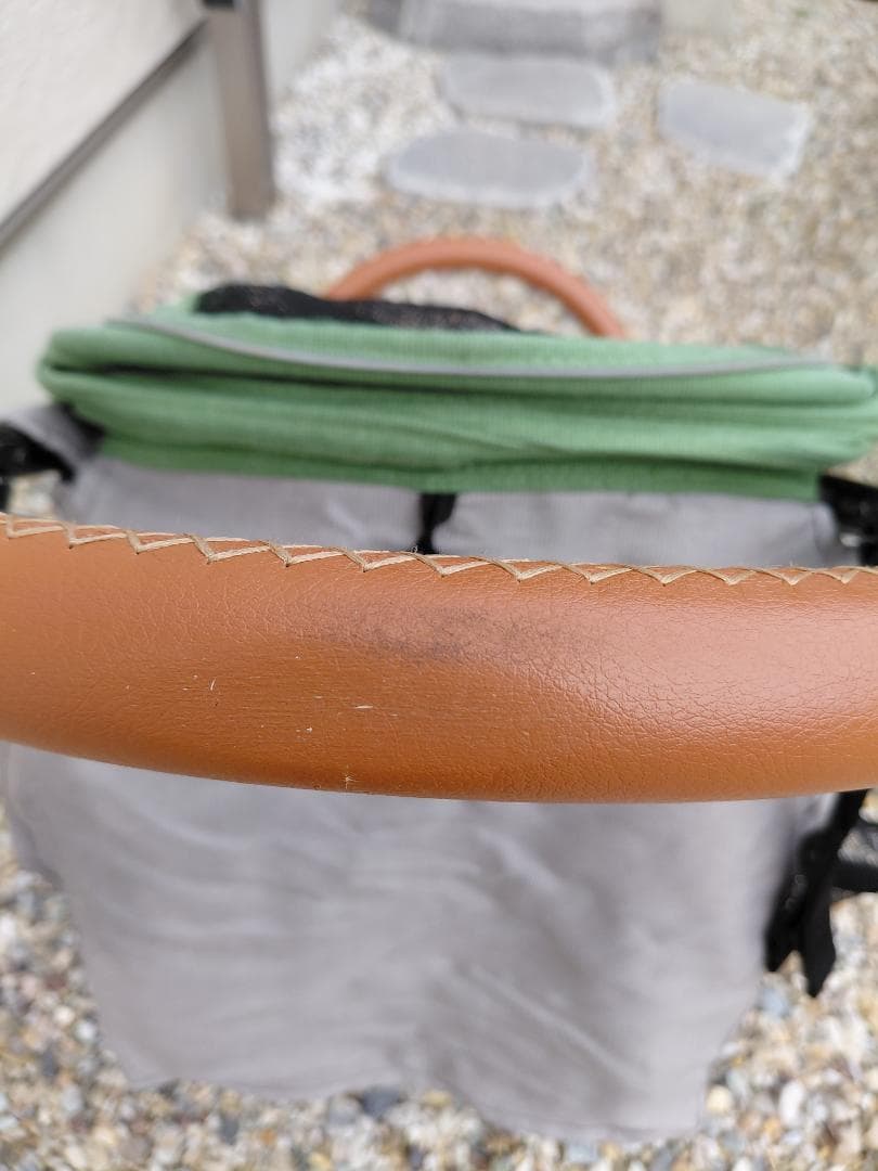 AIRBUGGY 折りたたみ式ベビーカー グリーン/グレー