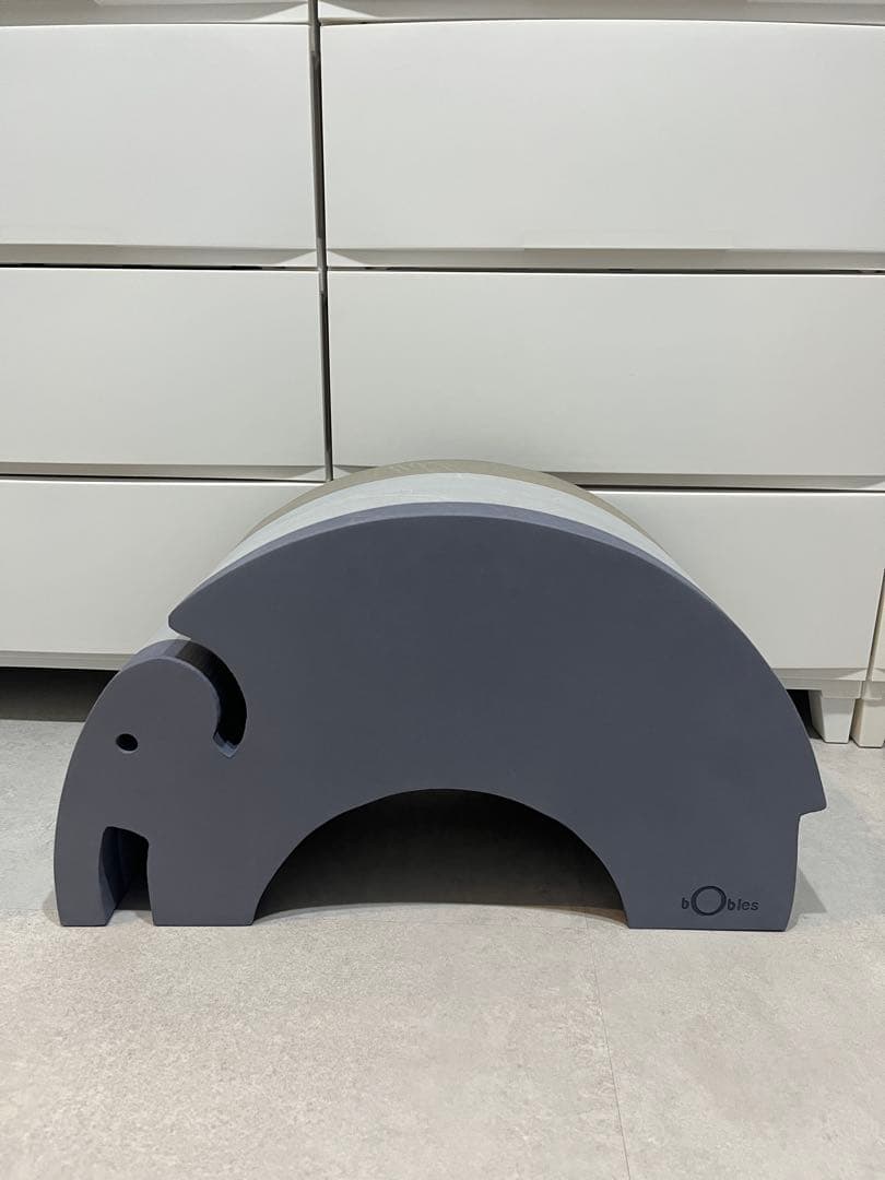 ボーネルンド　ボブルス　ゾウ　ブルー　グレー