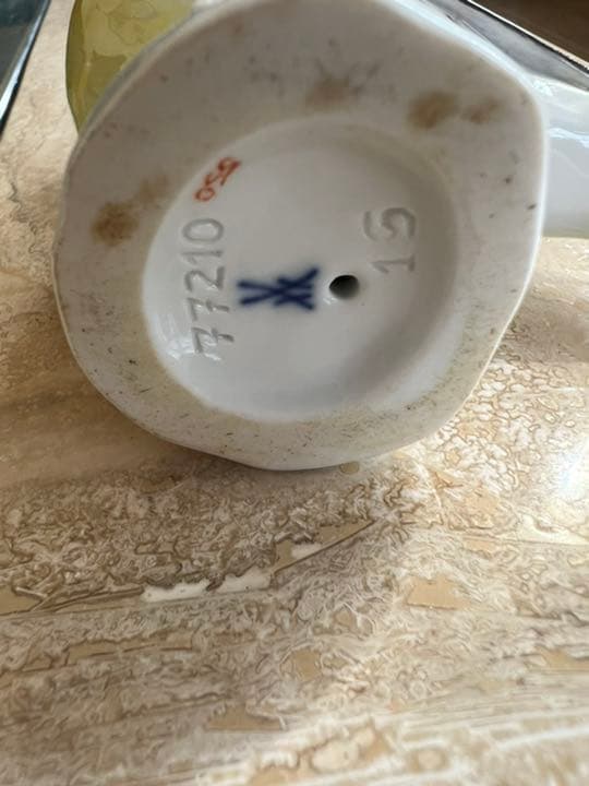 マイセン　meissen 鳥置物　ヴィンテージ