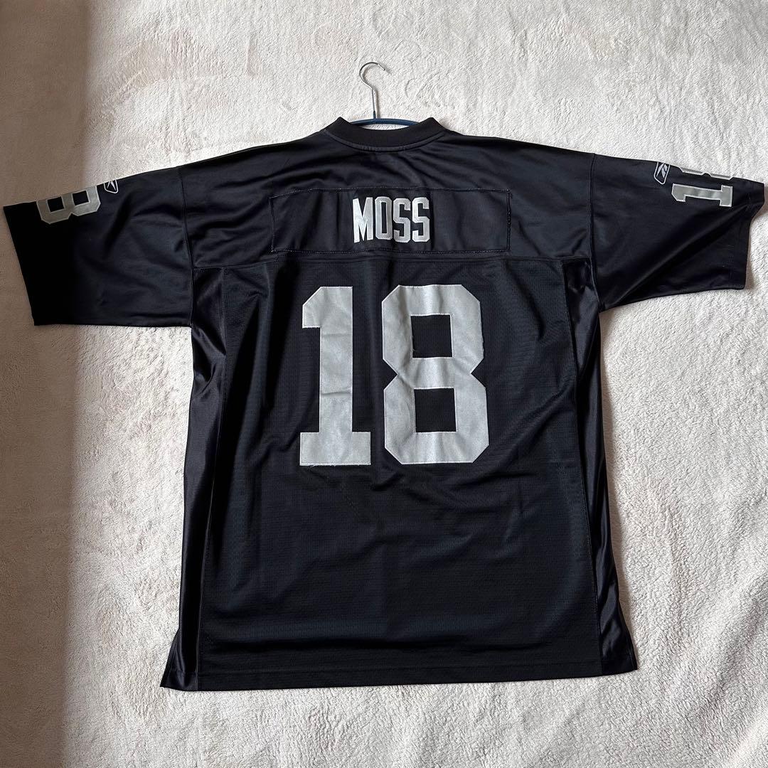 NFL リーボック 両面 2XL アメフト ゲームシャツ MOSS 18 美品