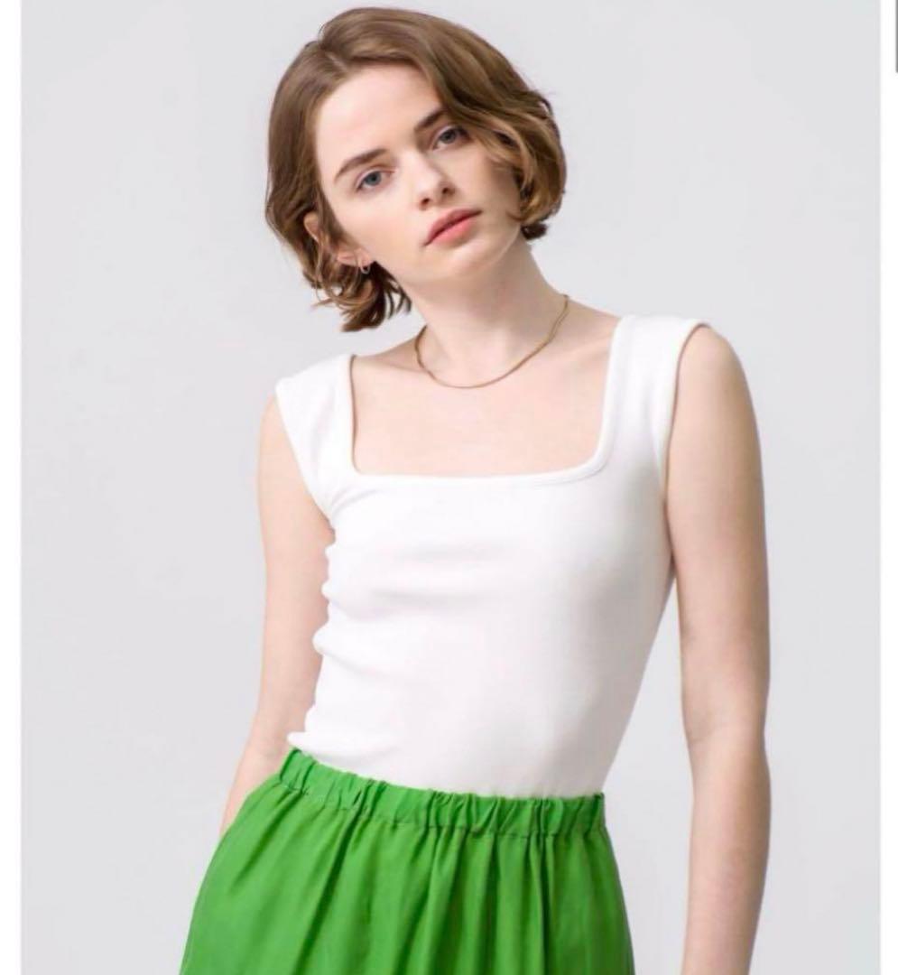 ロンハーマン　Bare Rib Tank Top タンクトップ　ホワイト　XS