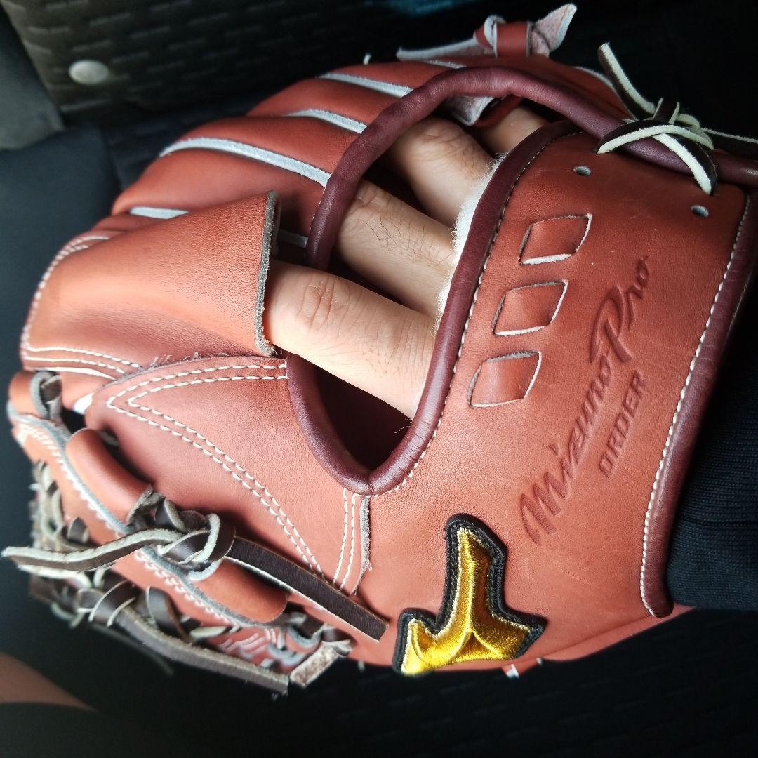 ミズノプロ　硬式オーダー　グローブ　プレキシーキップレザー　芳賀JAPAN