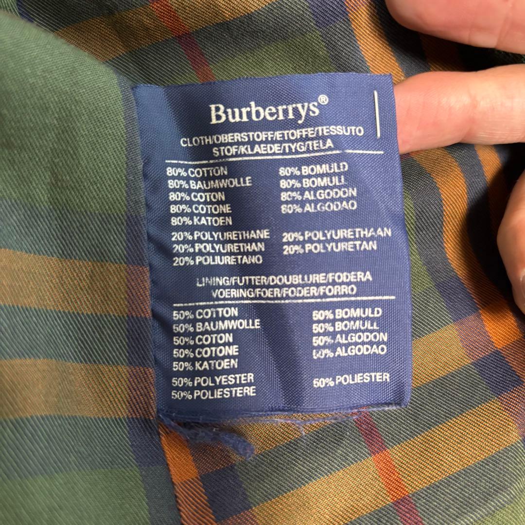 バーバリー　Burberry　トレンチコート　チェック　ベージュ　希少　Lサイズ