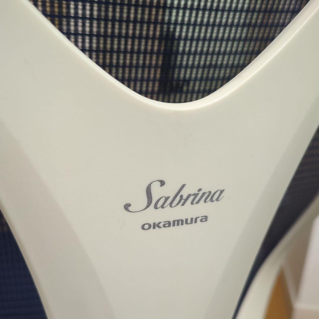 【まる様用】オカムラ　サブリナ　ハイバック　可動肘　ダークブルー　2019年製