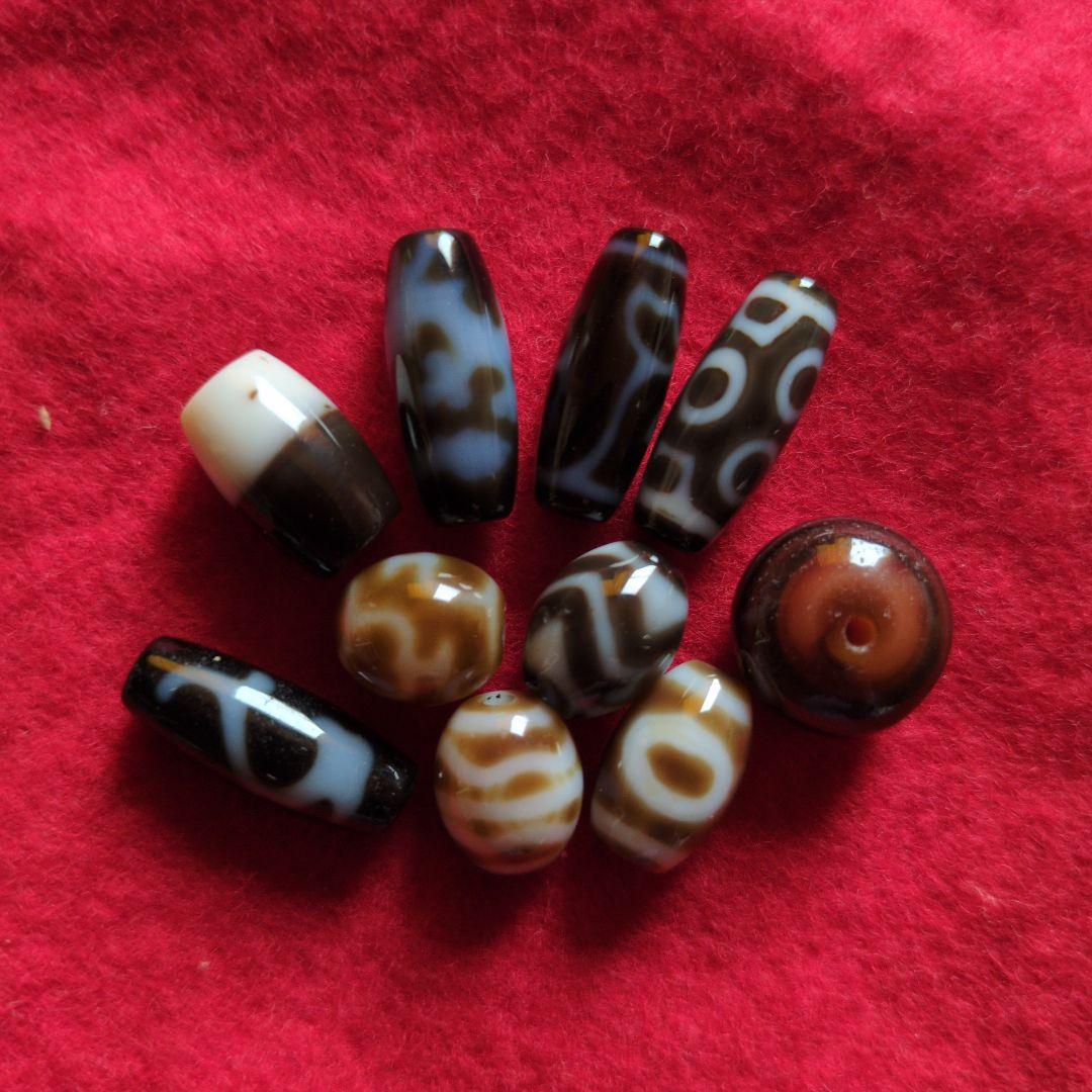 白黒天珠【グリーンターラ】