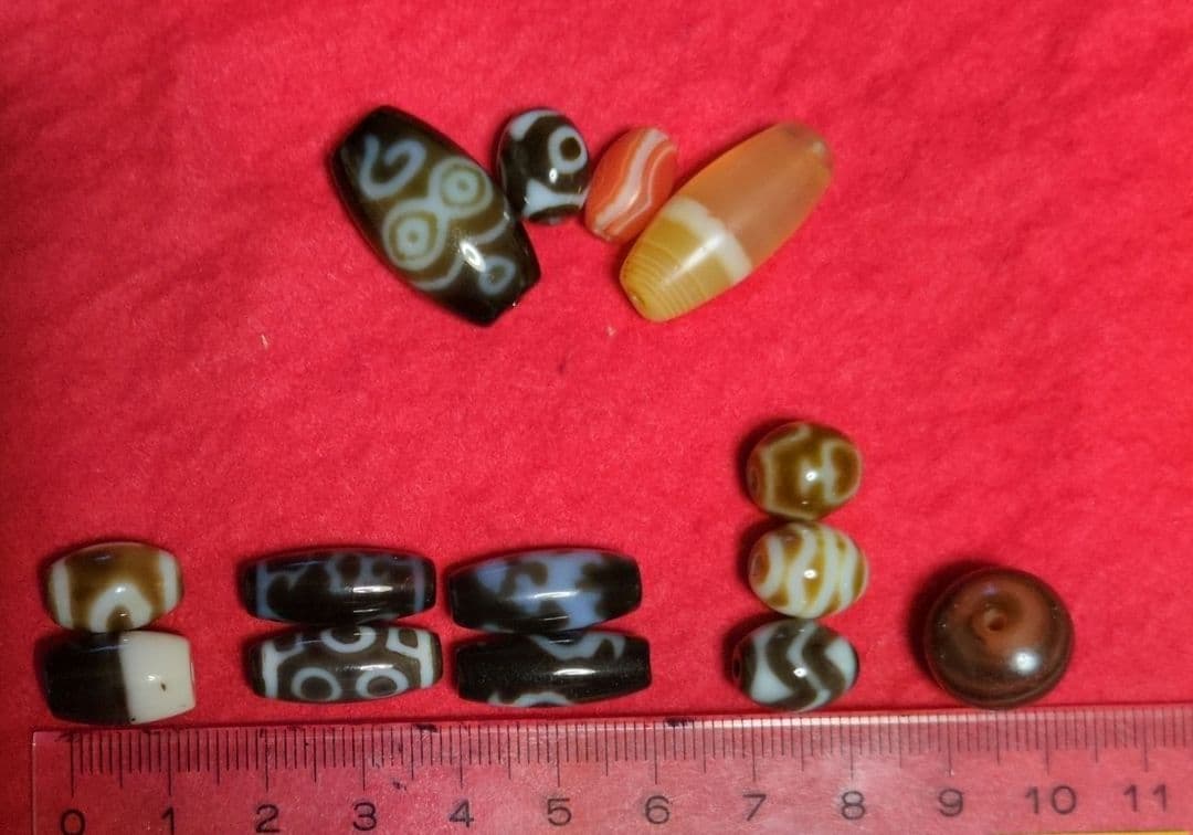 白黒天珠【グリーンターラ】